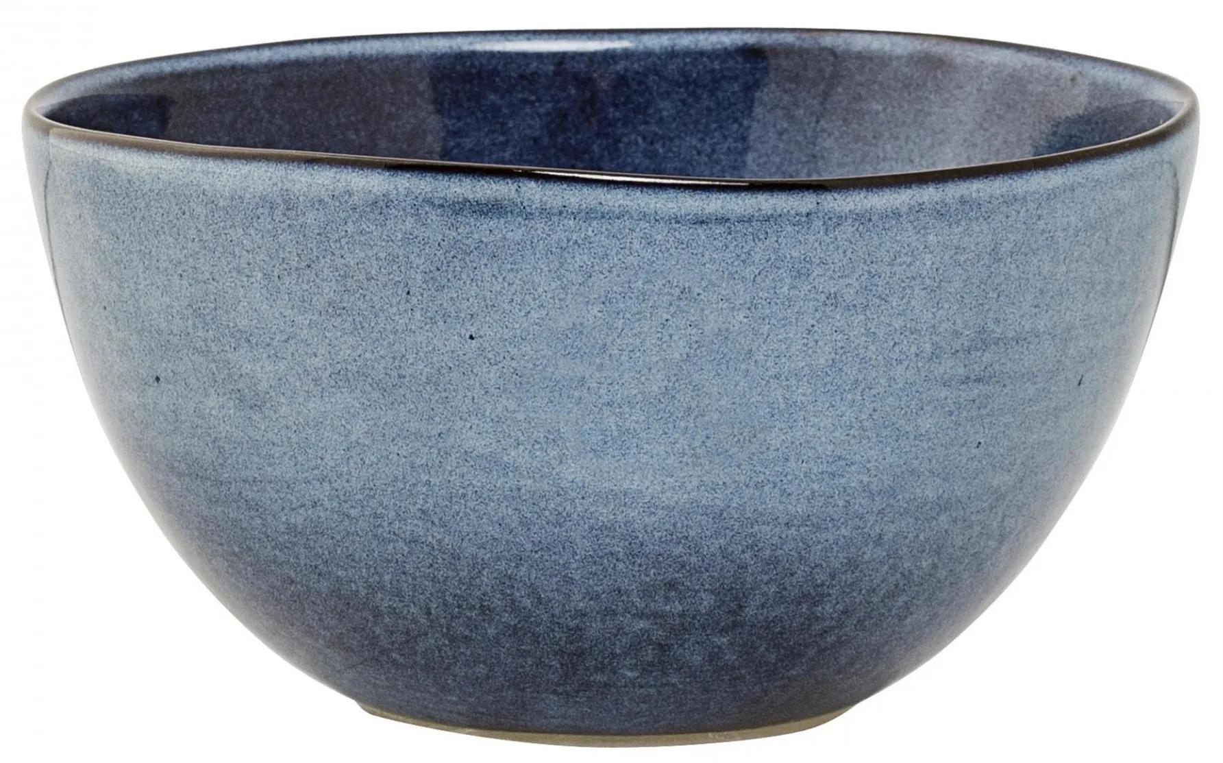 Bloomingville Kameninová miska Sandrine modrá 15 cm