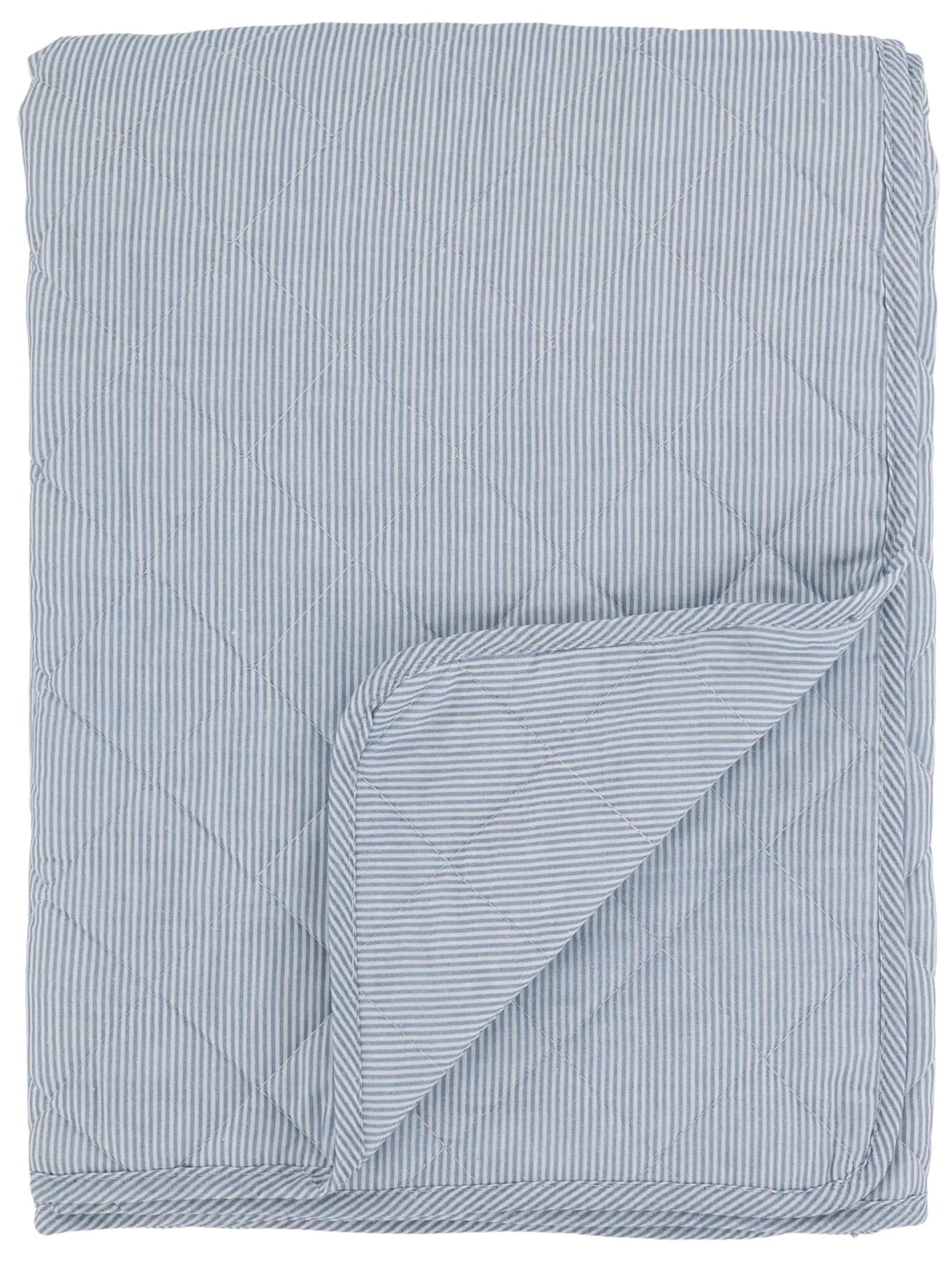 Chic Antique Prešívaný prehoz Aix Milk Boy Stripes 180 × 130 cm