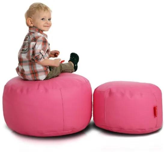 Sedací vak Classic S ružová 75L ekokoža TiaHome