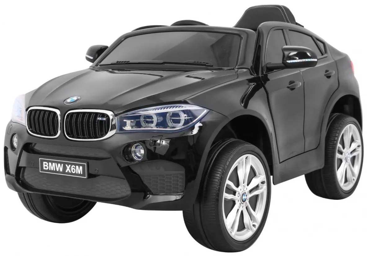 Elektrické autíčko BMW X6 M lakované - čierne