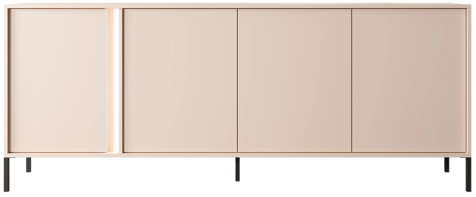 LAS Béžová komoda Dast 4D