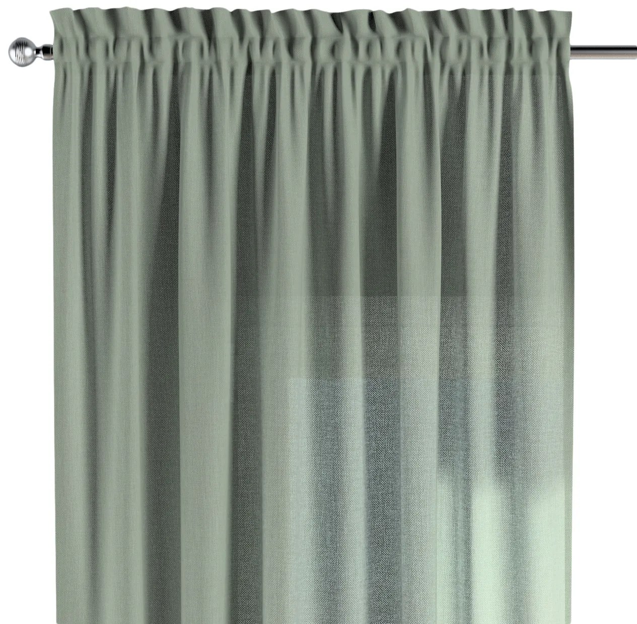 Záves s tunelom a volánom