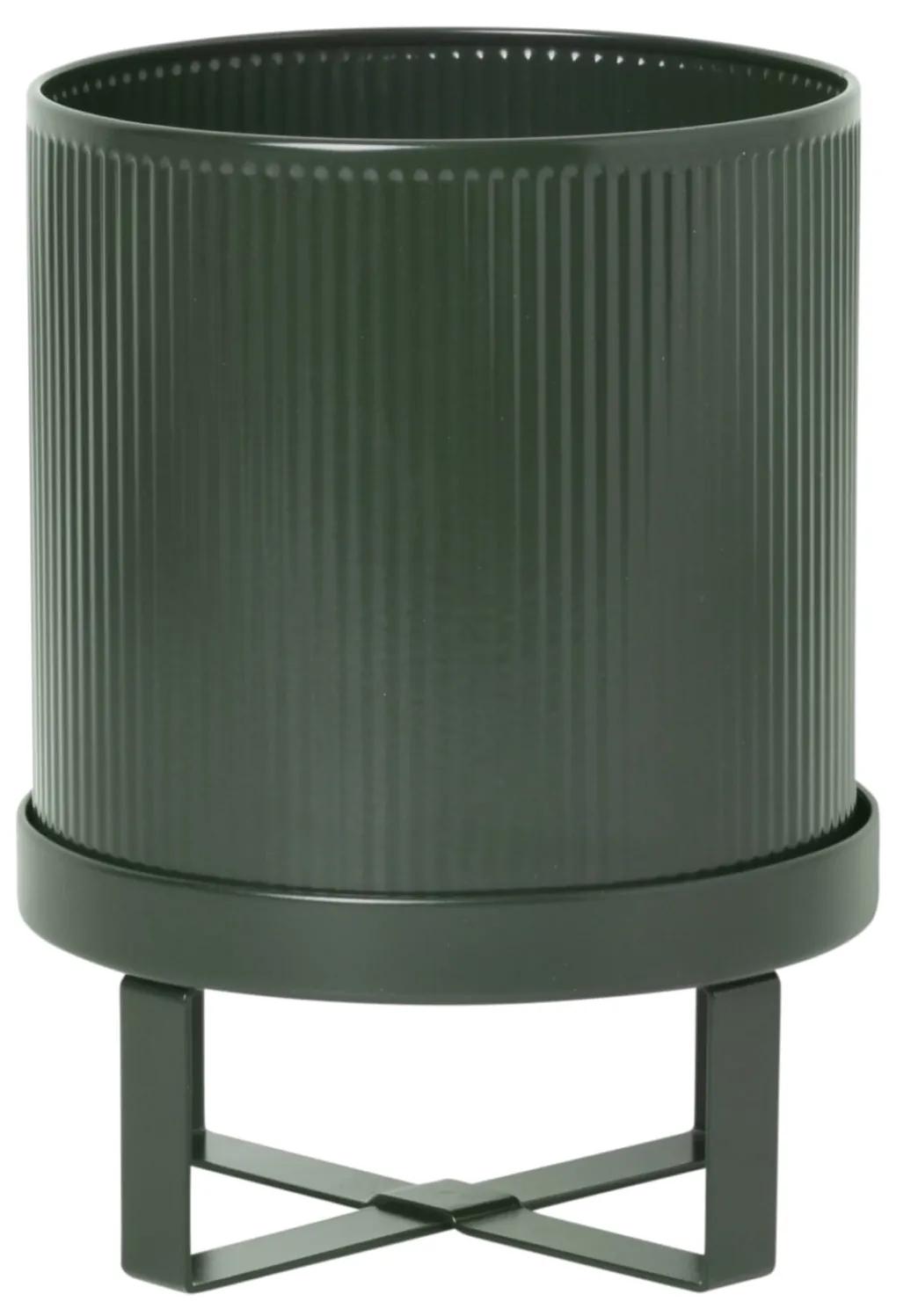 Ferm Living Kvetináč Bau Pot Small dark green