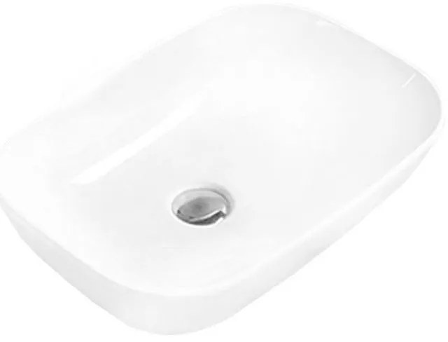Mexen Luna, keramické umývadlo na dosku 50x35 cm, biela, 21635000
