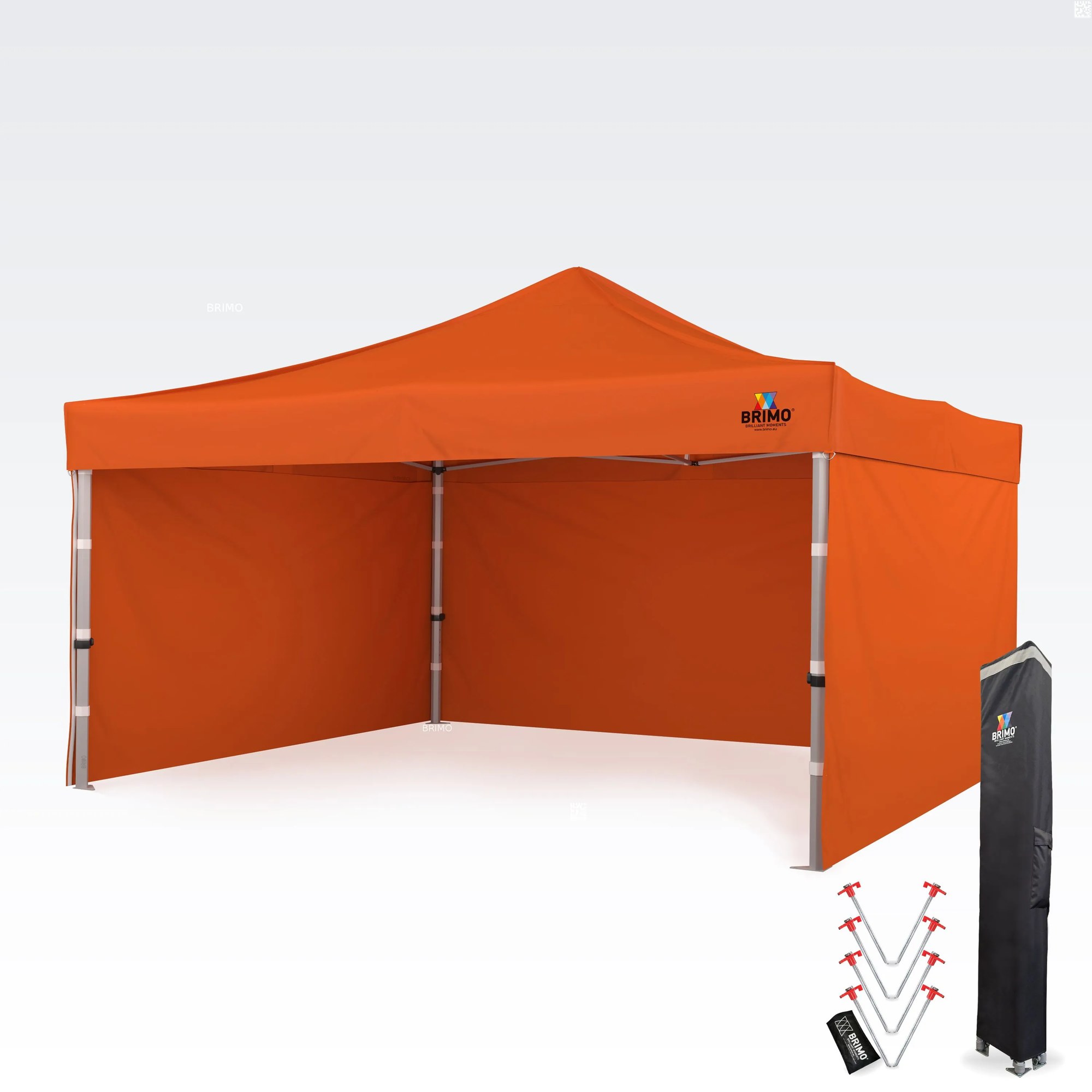 BRIMO Promo stan 4x4m - s 3 stenami - Oranžová 16
