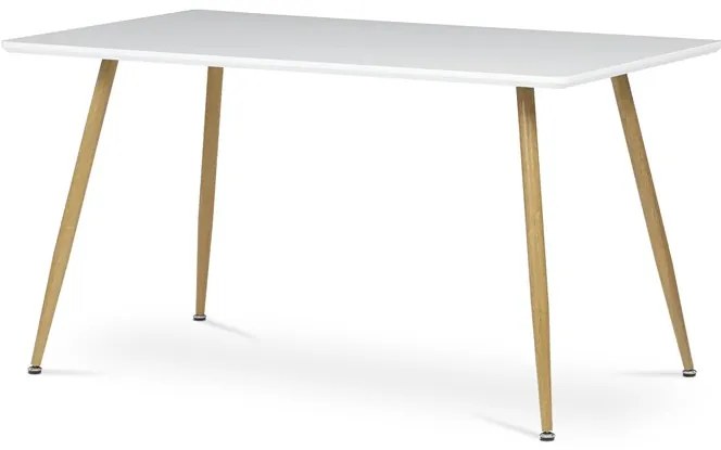 Autronic BONTEC Jedálenský stôl 140x80cm, mdf HT-W1214 WT Farba: Biela