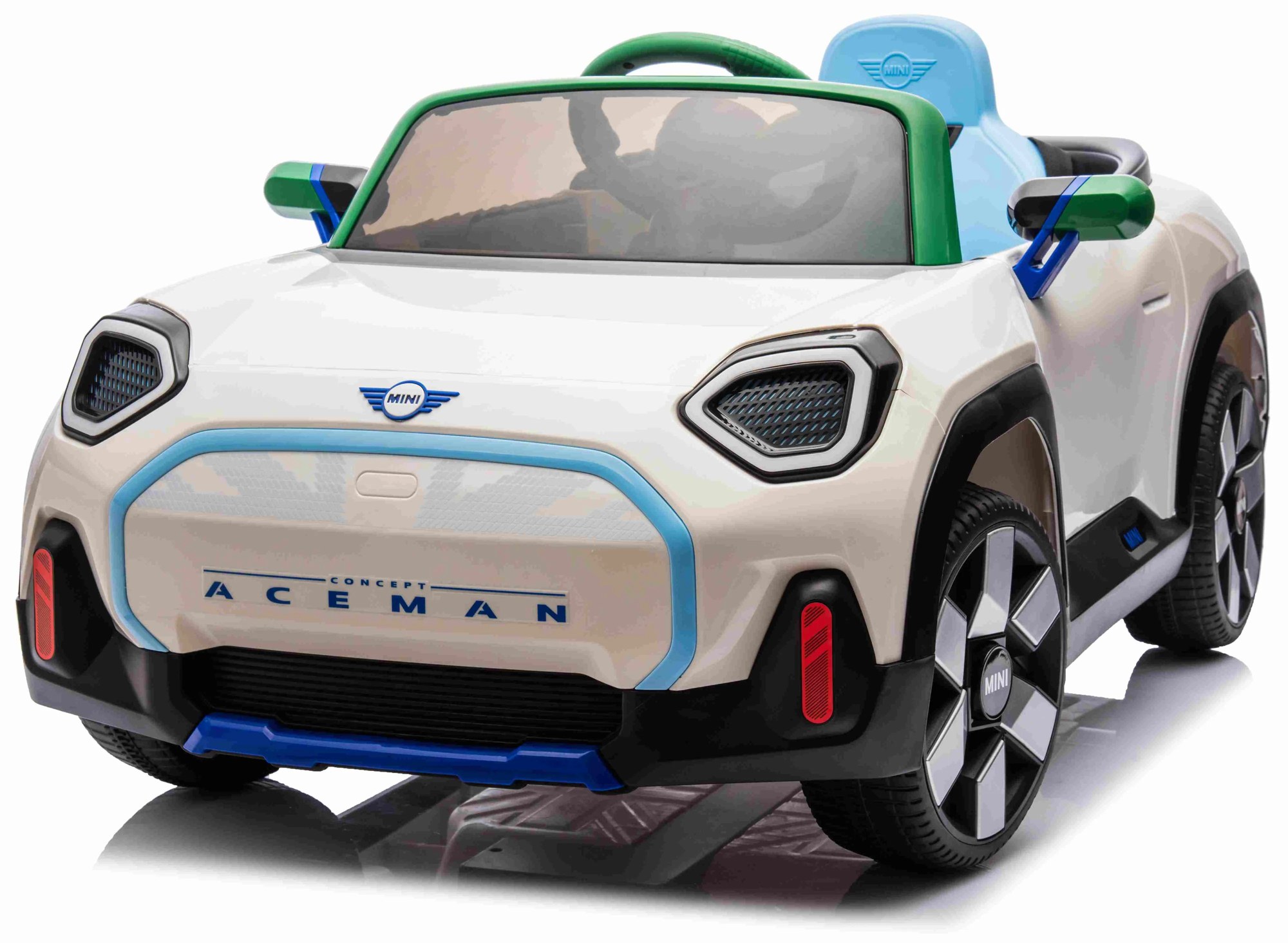 RAMIZ Elektrické autíčko Mini Concept Aceman JE1688 - biele