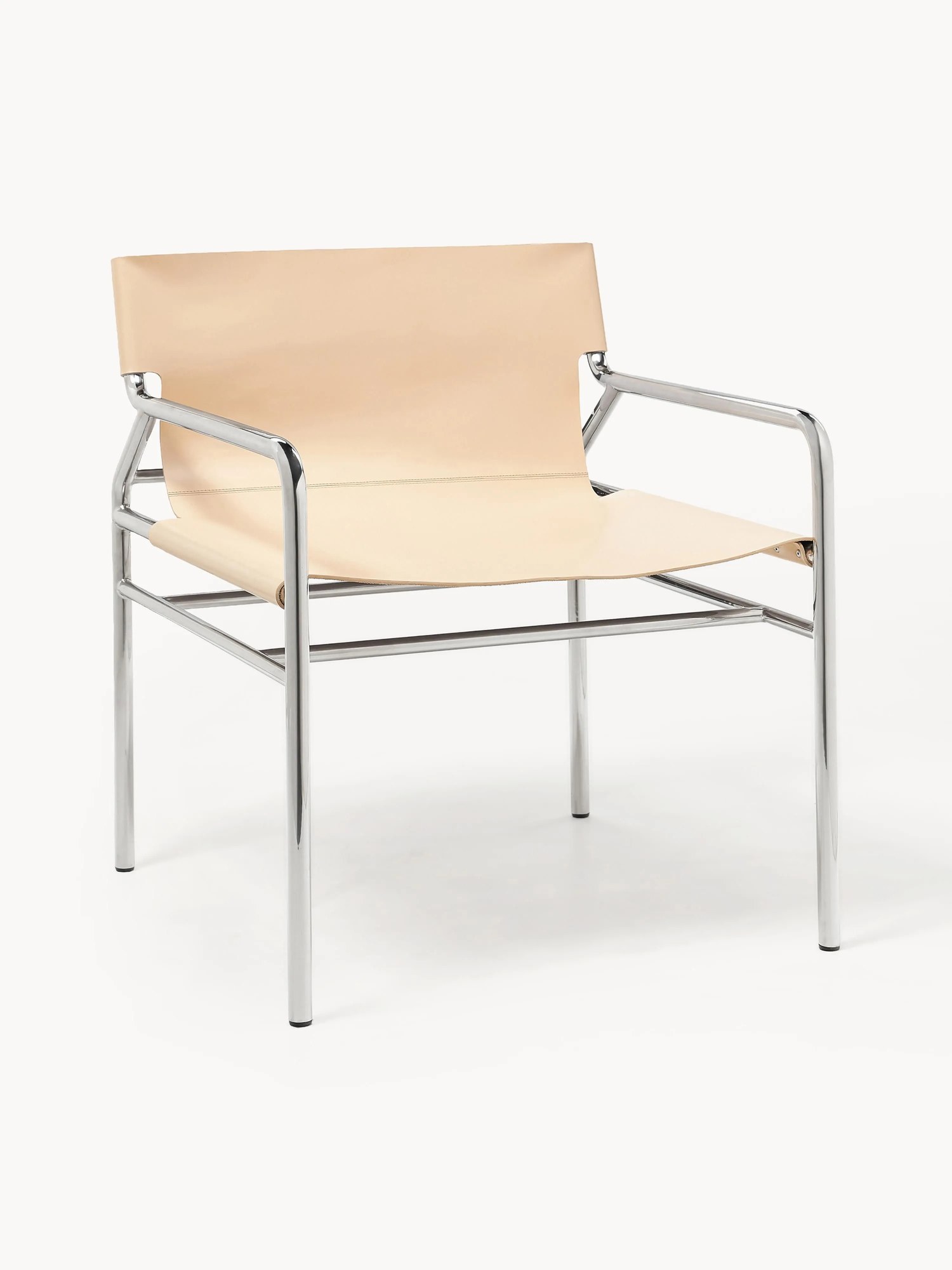 Kožená stolička's opierkami Dion