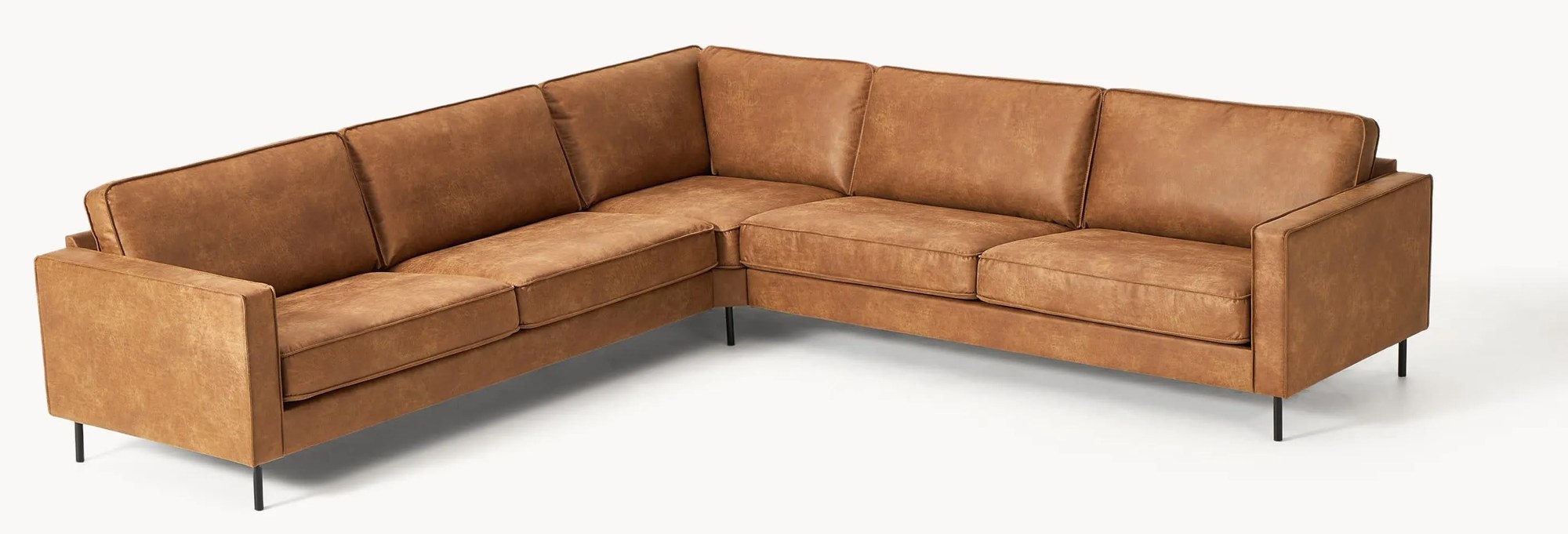 XL pohovka z recyklovanej kože Hunter