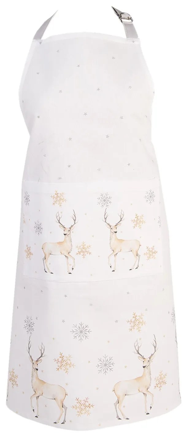 Kuchynská bavlnená zástera Pastel Christmas - 70 * 85 cm