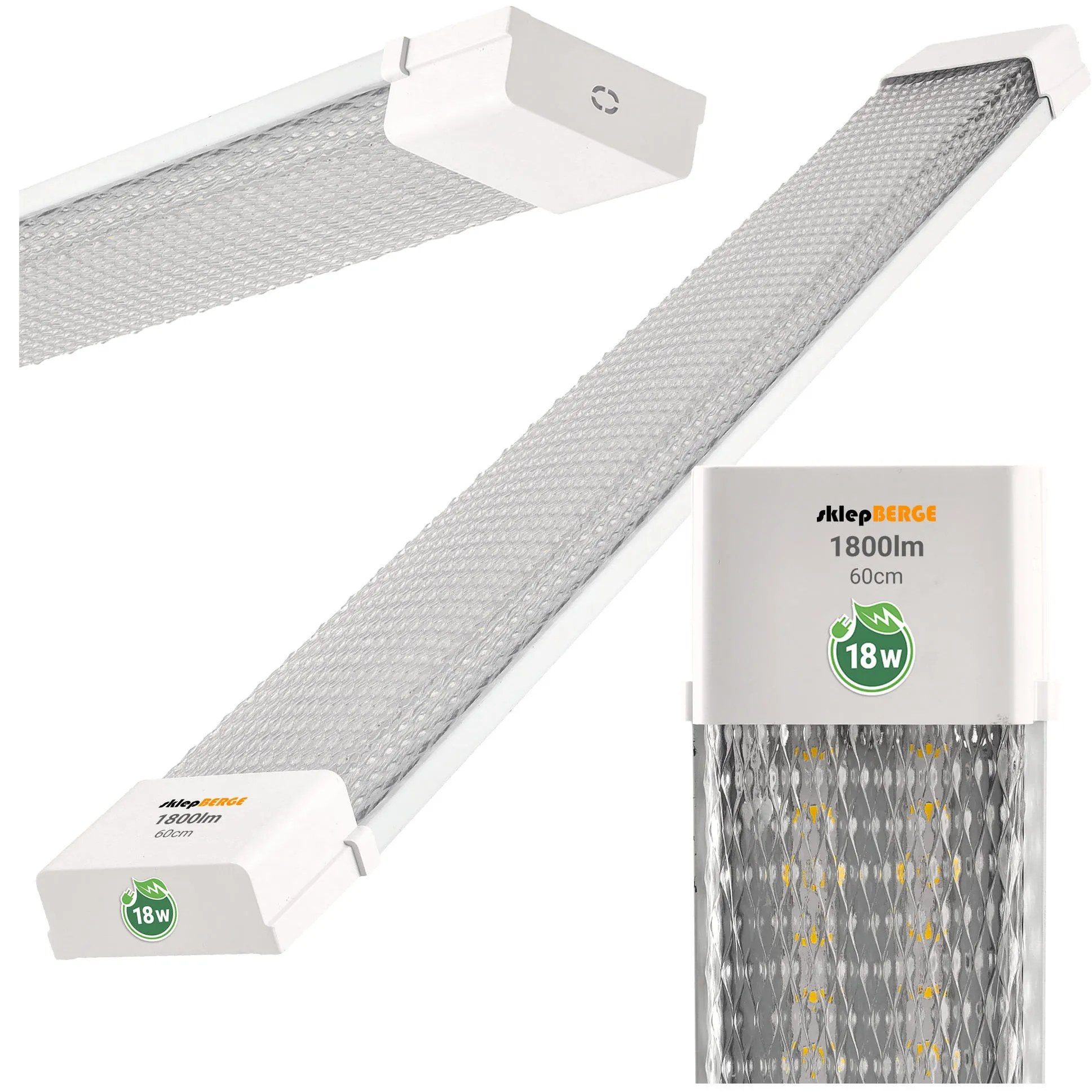 BERGE LED panel SATURN 60cm 18W studená biela