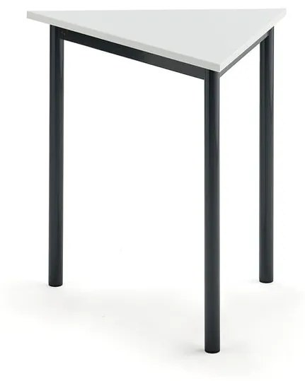 Stôl SONITUS TRIANGEL, 800x700x720 mm, HPL - biela, antracit