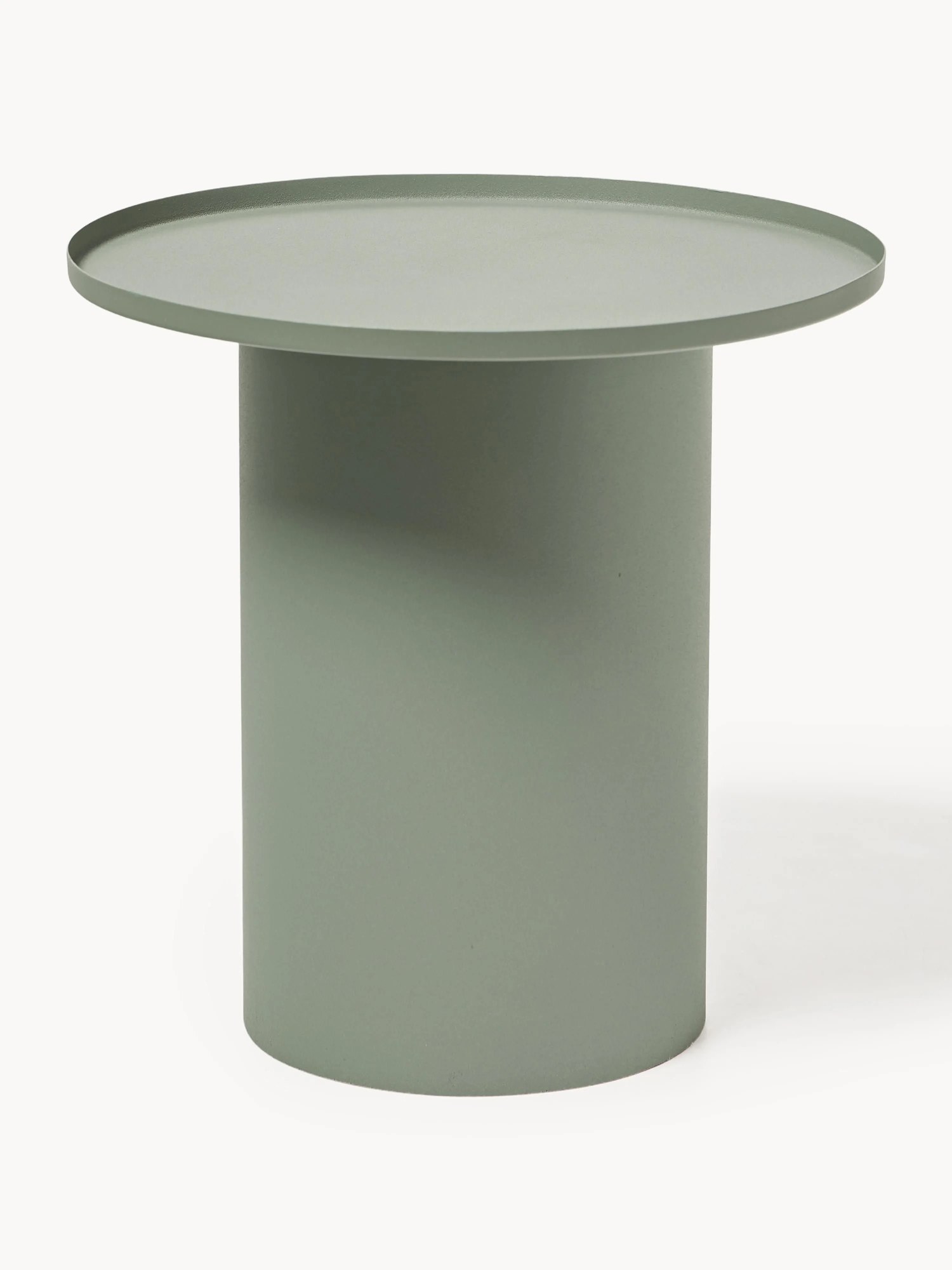 Okrúhly kovový pomocný stolík Sverre