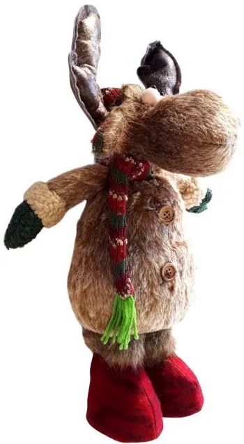 Stojaci plyšový sob - 21*14*45 cm