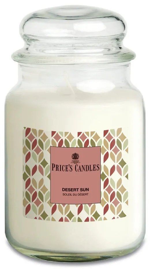 Price´s Price's MAXI vonná svíčka ve skle Desert Sun - hoření 130h