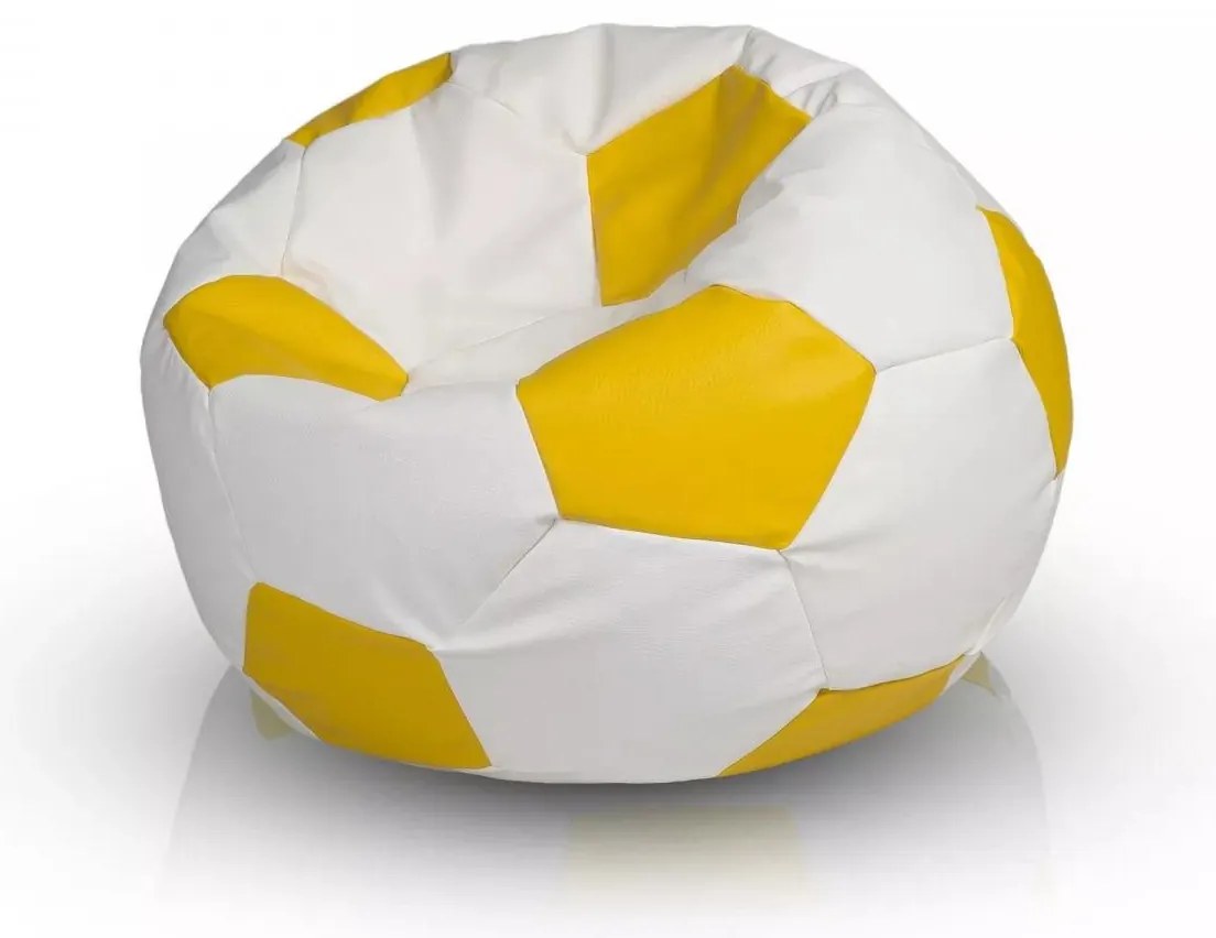 Sedací vak Sport XL – veľká lopta pre fanúšikov športu a pohodlia Farba: E18 - slnečnicový