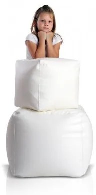 Sedací vak taburetka veľká biela TiaHome