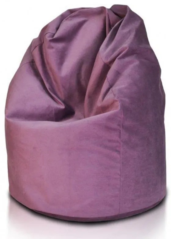 INTERMEDIC SK - Sedací vak Mega Sako z plyšu 135 cm | pastelový vak na leňošenie, 340 l Farba: A045 - Fialová svetlá