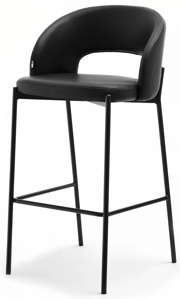 Stolička Gustav (čierna). Akcia -19%. Vlastná spoľahlivá doprava až k Vám domov. 1110695