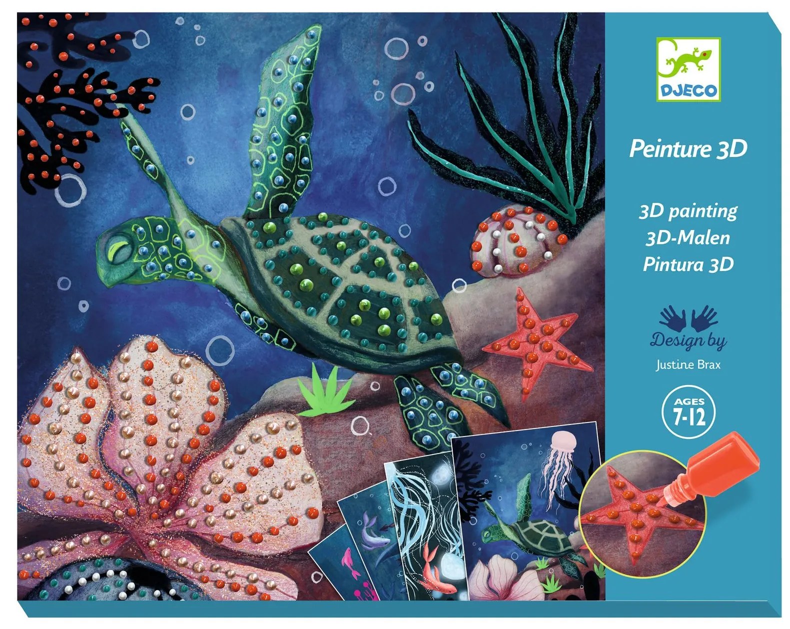 Výtvarná hra 3D maľovanie - v hlbinách mora