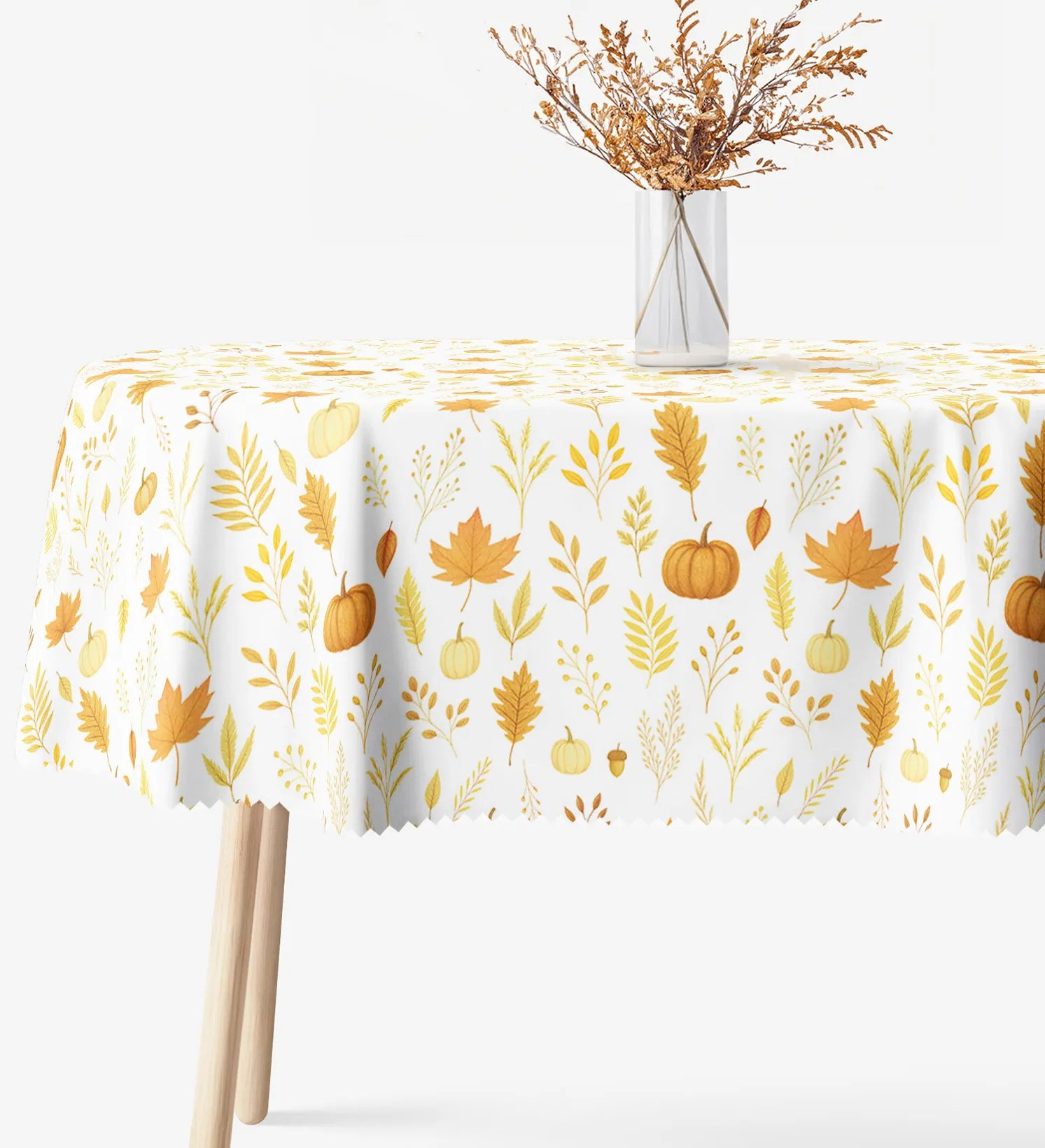 Goldea oválny teflónový obrus - vôňa jesene 140 x 240 cm