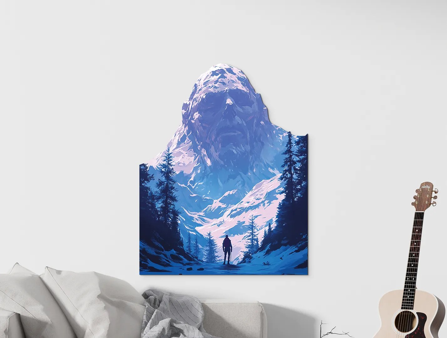 drevko | Obraz Tvár hory 60 x 475 cm