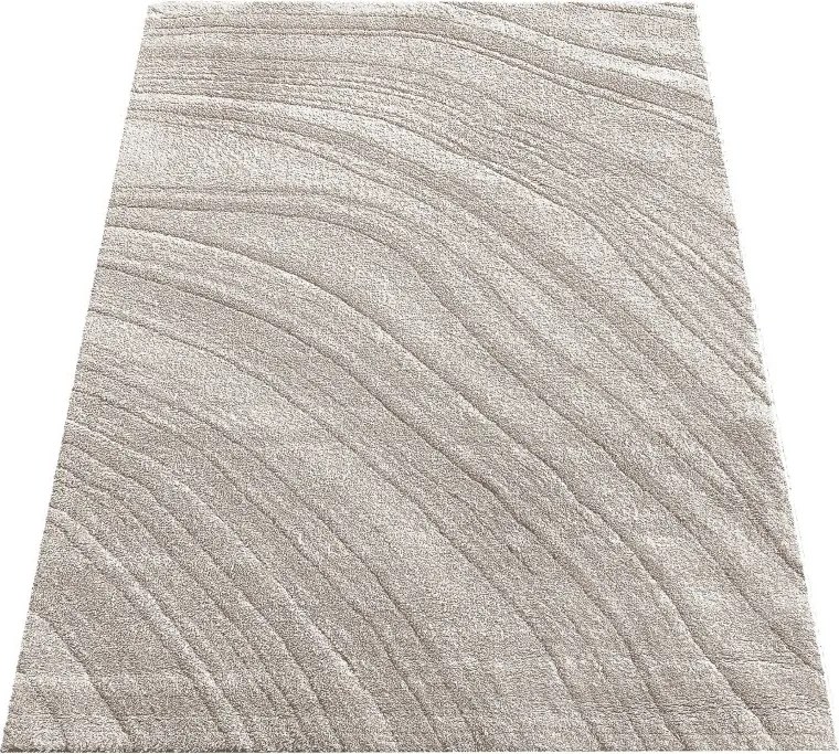 DY Béžový koberec s abstraktným vzorom Serenity 02 Rozmer: 120x170 cm