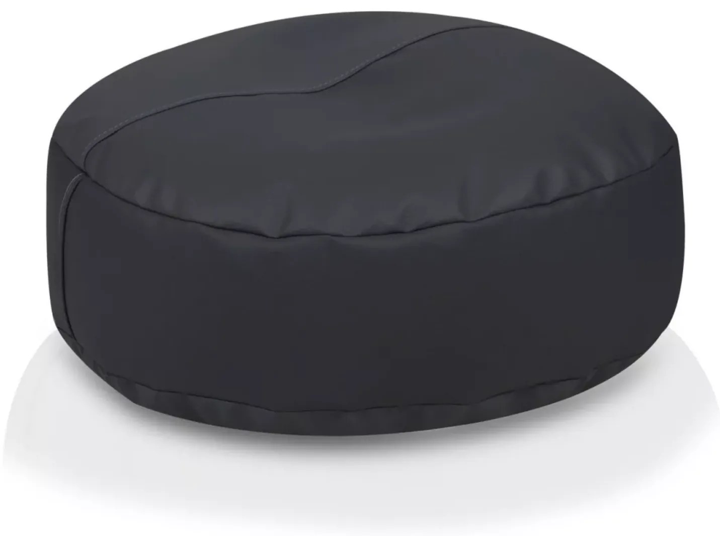 INTERMEDIC SK - Sedací vak 47x15 cm z ekokože | podnožka, podsedák, doplnkové sedenie Farba: E15 - Sivá tmavá (Ekokoža)