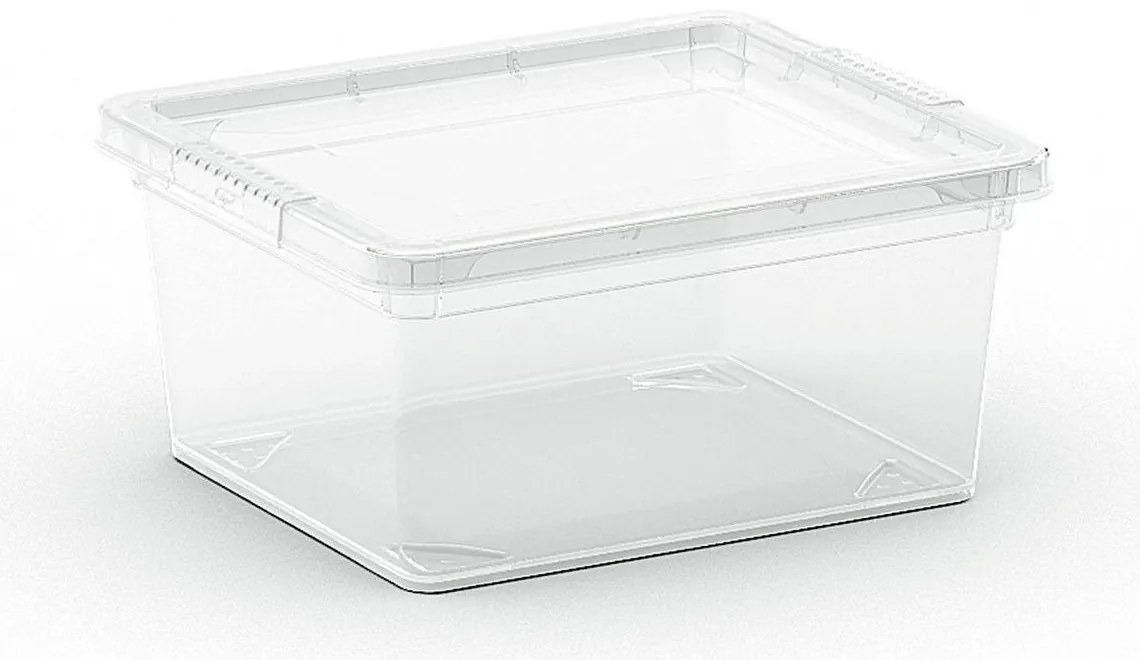 KIS Úložný box XS, 2 litre transparentné
