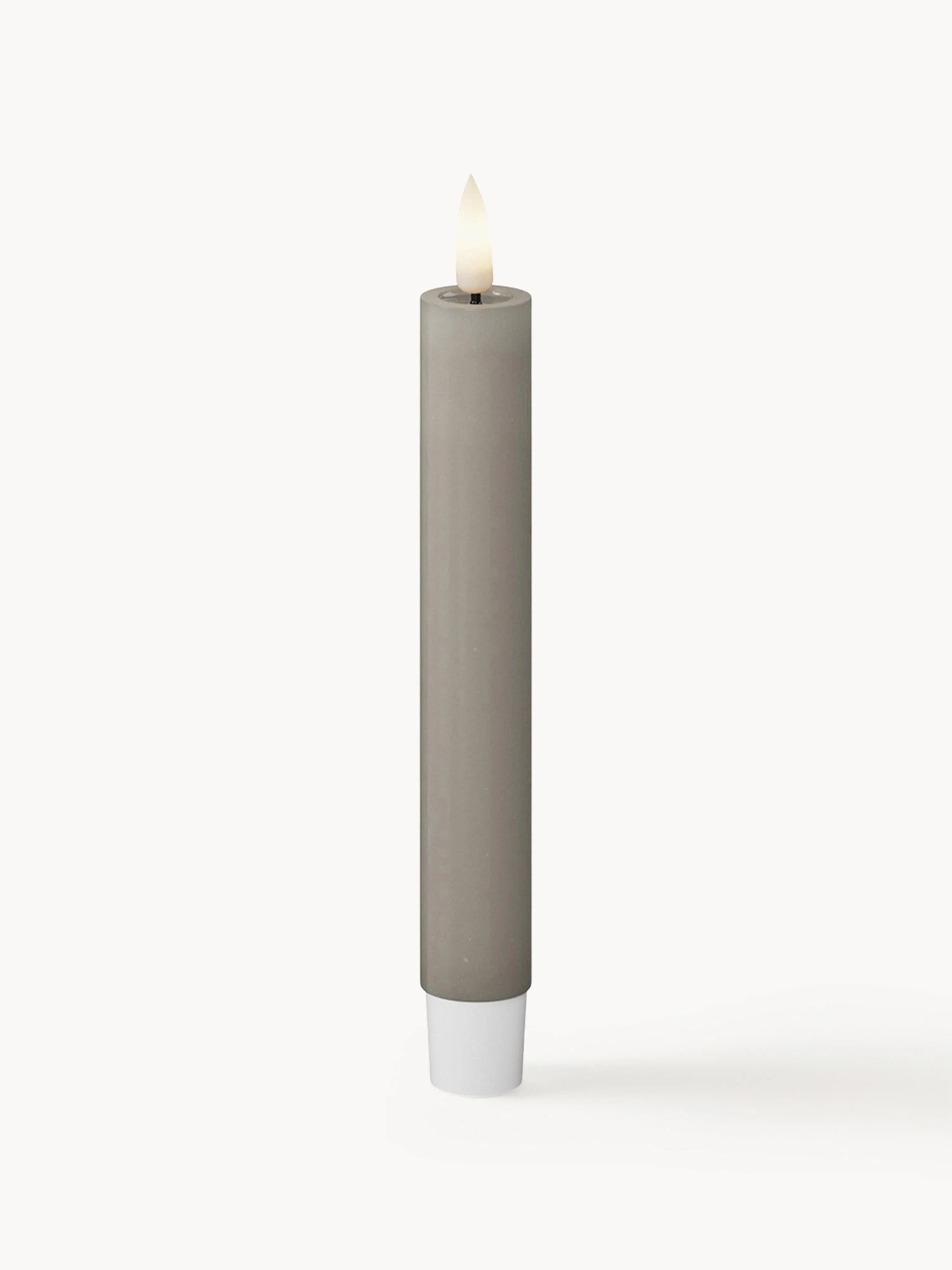 Ručne vyrobené dlhé LED sviečky Real Flame, V 15 cm, 2 ks