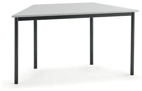 Stôl SONITUS TRAPETS, 1200x600x720 mm, HPL - šedá, antracit