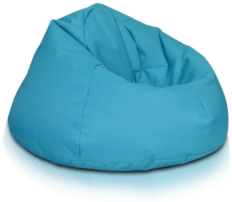 INTERMEDIC SK - Sedací vak Relax 110x70 cm | kreslo na oddych z ekokože alebo polyesteru, 300 l Farba: E20 - Zeleno-modrá (tyrkysová) (Ekokoža)