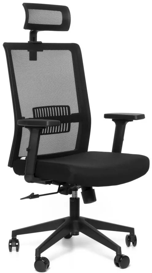 SEGO Kancelárska stolička PIXEL čalúnenie BASIC čierna