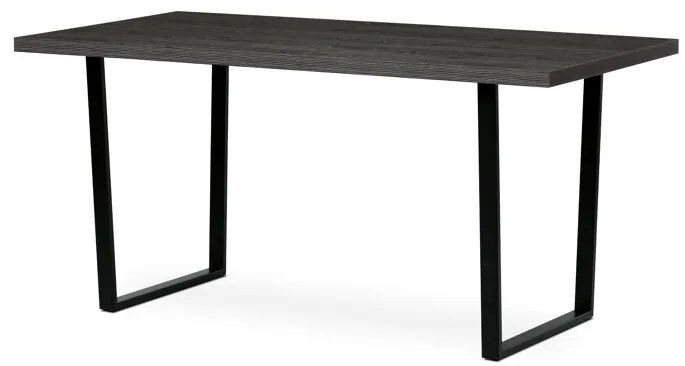 Autronic BONTEC Jedálenský stôl 160x80cm, lamino, sivý dub, HT-R5216 GREY Farba: Šedá