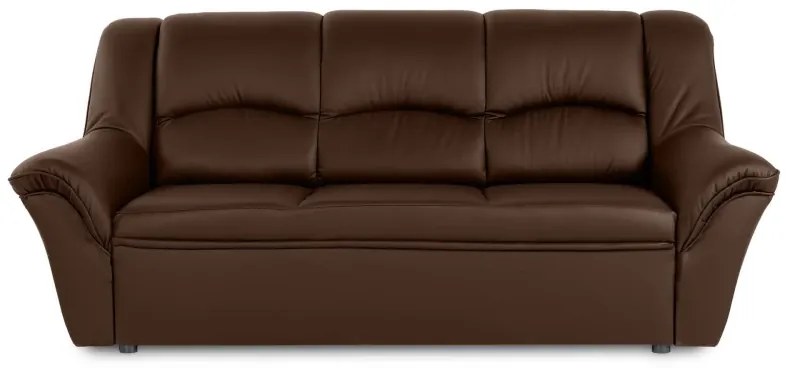Kožená pohovka 3 DUBAJ LUX, hnedá (S-12)