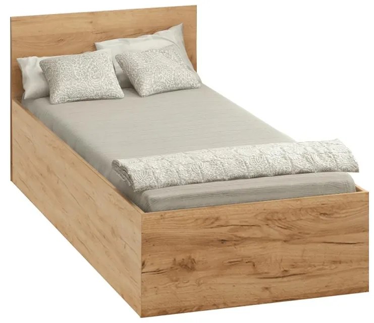 Jednolôžková posteľ 90 cm Discutibles (dub craft zlatý) (s roštom) (s úl. priestorom). Vlastná spoľahlivá doprava až k Vám domov. 1116311