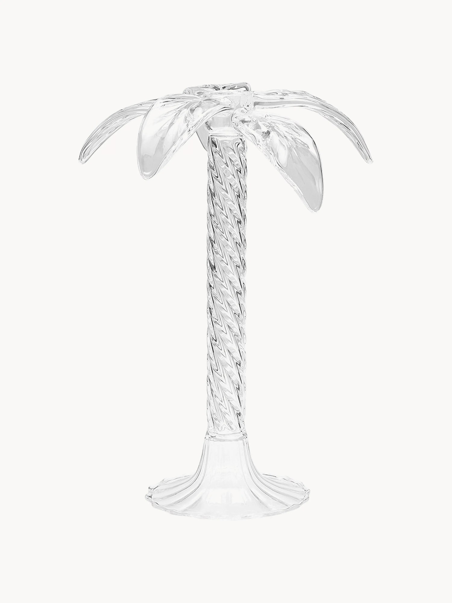 Ručne fúkaný svietnik Palm Tree