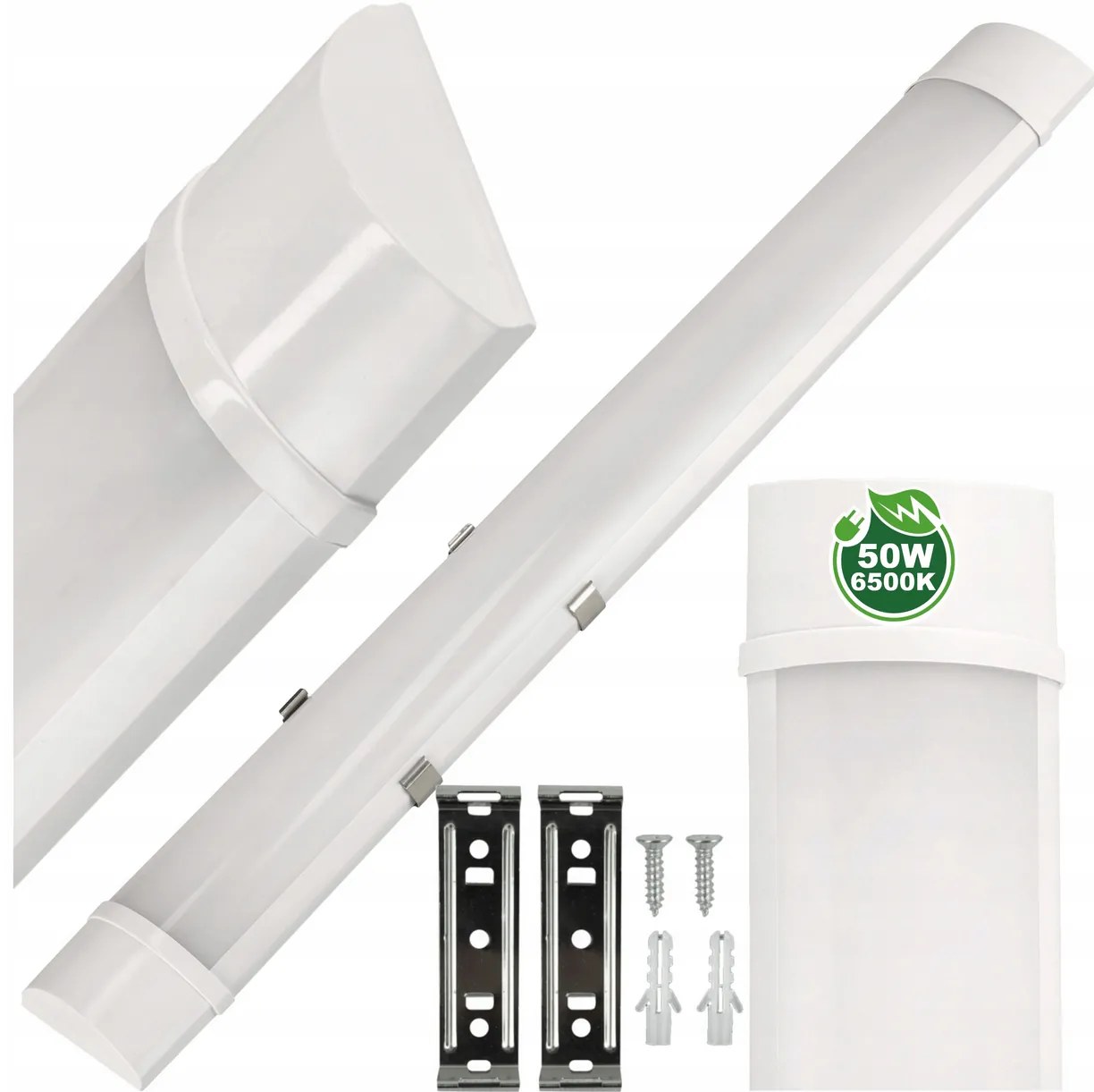 ECOLIGHT LED dielenské svietidlo 150cm - 230V - 50W - IP20 - studená biela