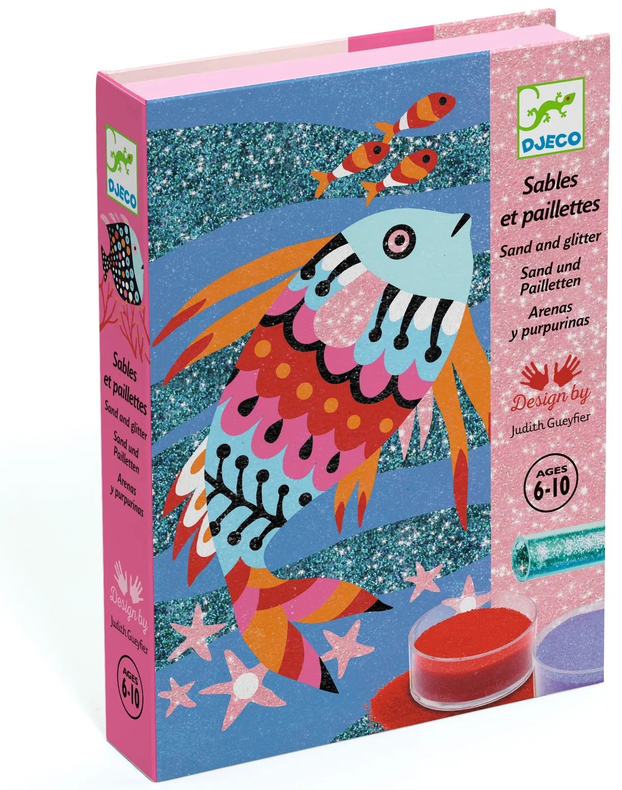 Výtvarná hra s pieskom Veselé rybky