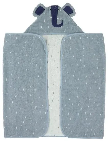 Detská osuška s kapucňou Mrs. Elephant - 70 x 130 cm
