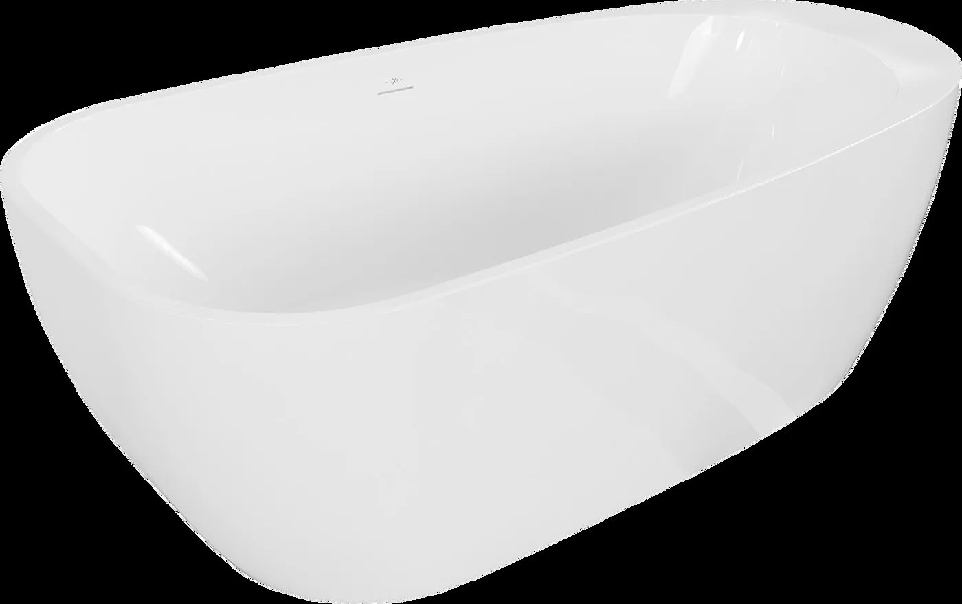 Mexen Paola, voľne stojaca vaňa ku stene 170 x 90 cm, biela lesklá, 52741709000-SS