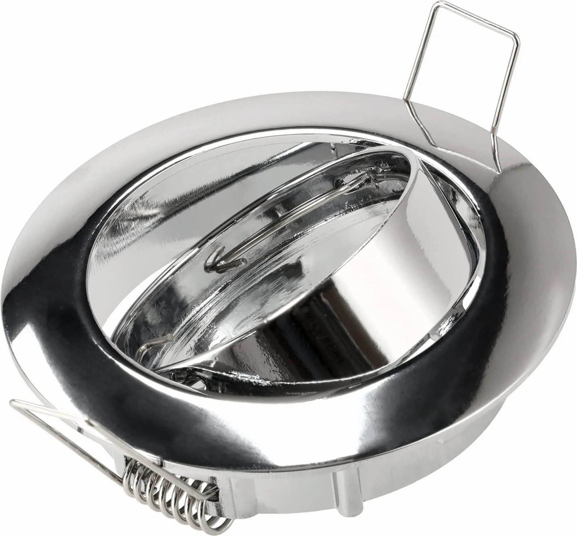 BERGE Halogénové pohyblivé svietidlo okrúhle chrómové