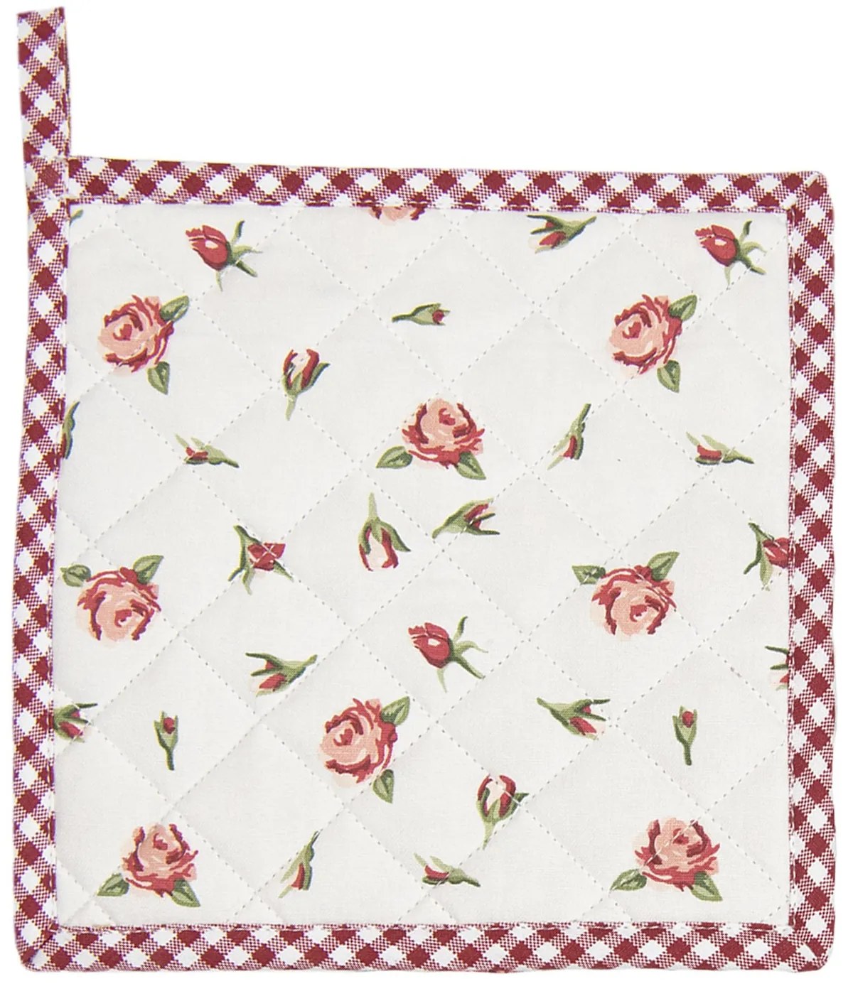 Bavlnená podložka pod hrniec s ružami Romantic Roses - 20 * 20 cm