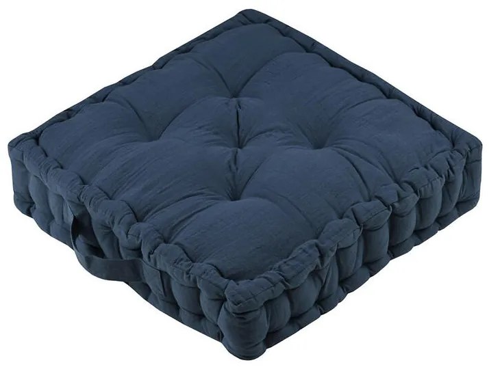 Sedací vankúš na zem COLINE námornícka modrá 1 ks