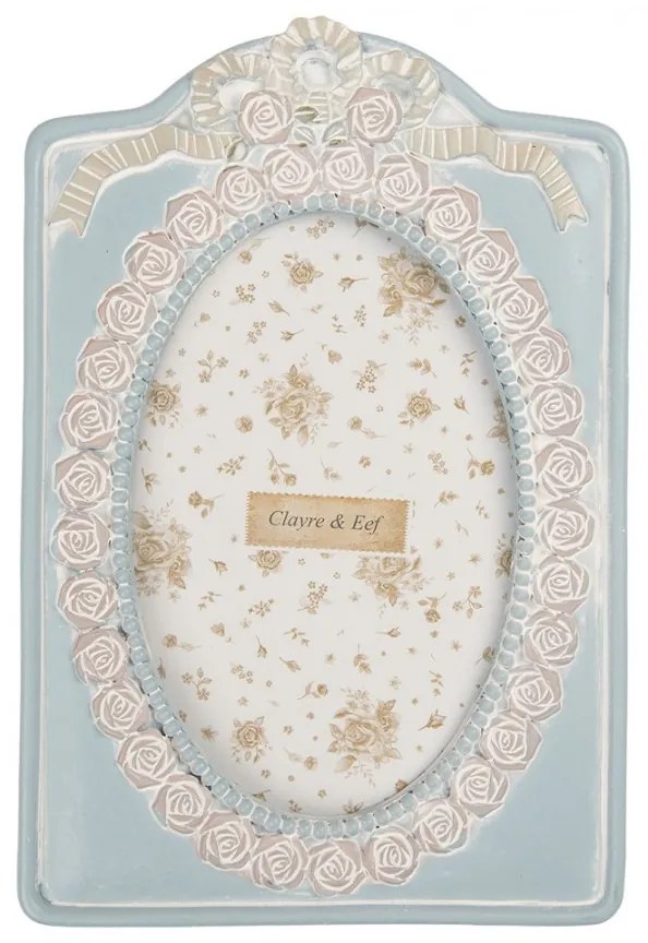 Photo Frame 10x15 Cm Blue Plastic - 21.0 cm