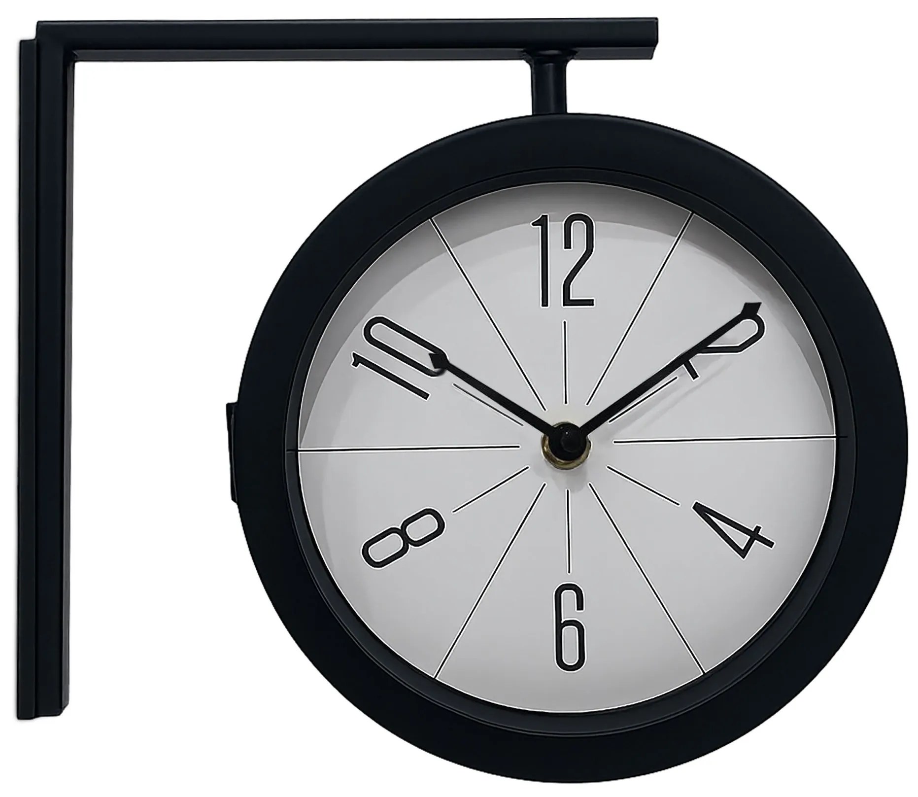 Moderné obojstranné staničné hodiny RD51263, 28cm