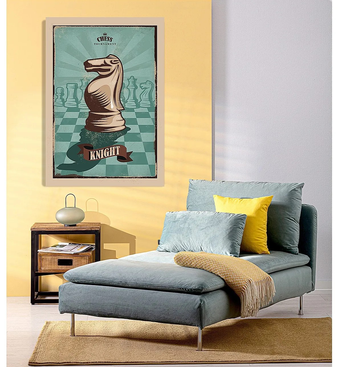 Plátno maľba Vintage Chess I