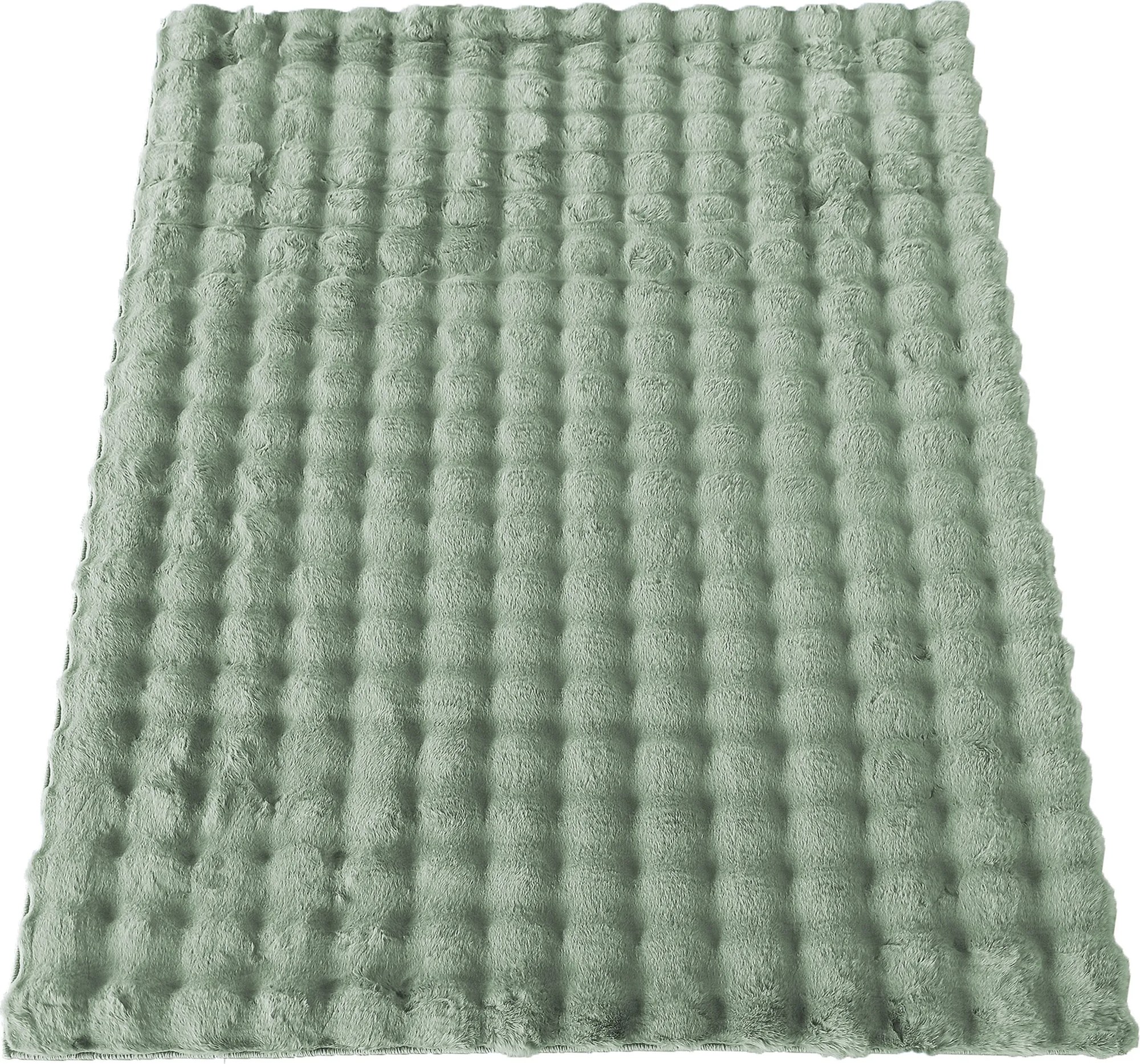 DY MERLIN 3D Zelený koberec Rozmer: 60x100 cm