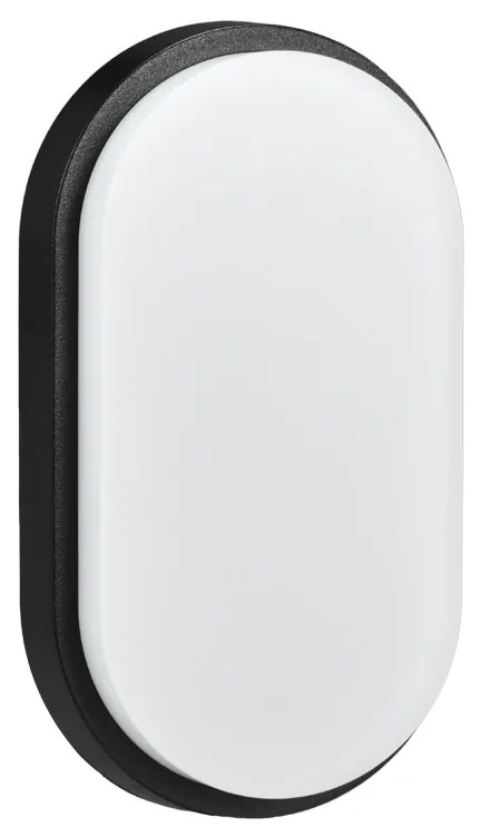 TOP LIGHT Svetlo nástenné-stropné Bari, Čierna