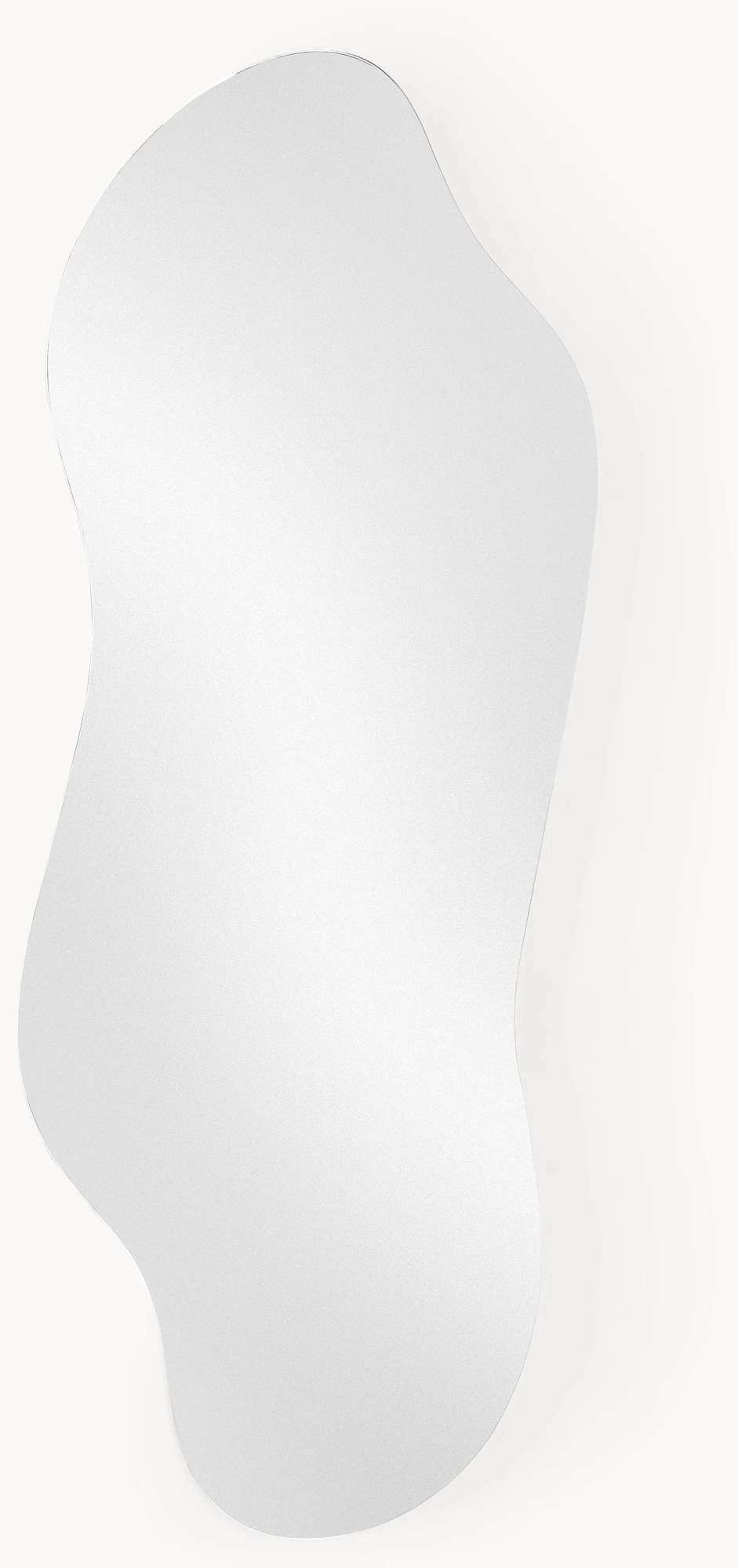 Bezrámové nástenné zrkadlo v organickom tvare Lia